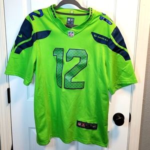 NFL Seahawks "12" Fan Jersey Sz M